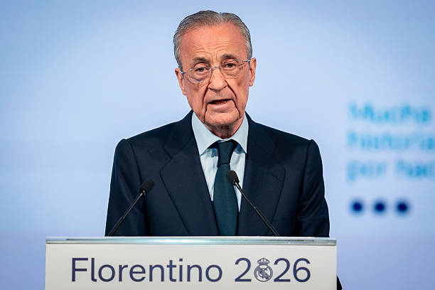 Chủ tịch Florentino Perez gi&uacute;p Real Madrid dư dả t&agrave;i ch&iacute;nh nhờ c&aacute;c hoạt động thương mại. Ảnh: Getty Images