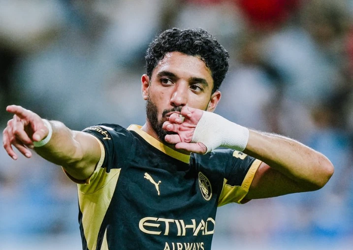 Marmoush ghi liền 2 bàn cho Man City. Ảnh: Tài khoản X của Man City.