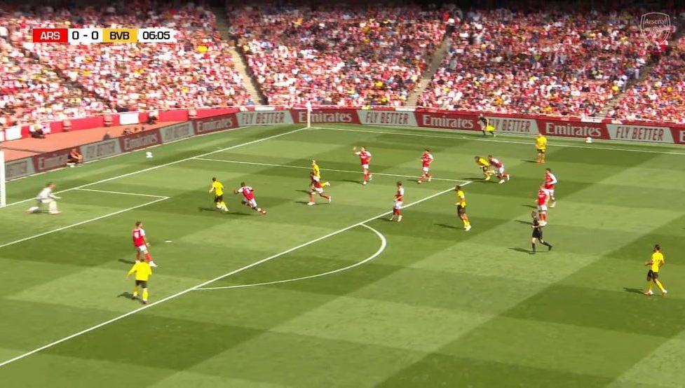 Ảnh bài viết Arsenal 0-1 Dortmund: Đội khách mở tỷ số
