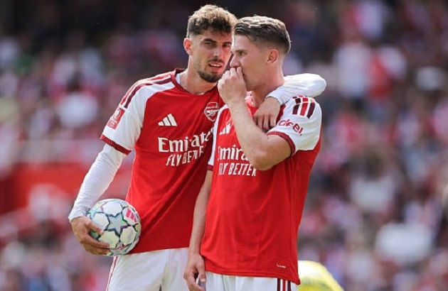 Ảnh bài viết Trong nốt trầm của Arsenal, Gyokeres - Havertz tìm thấy nhau