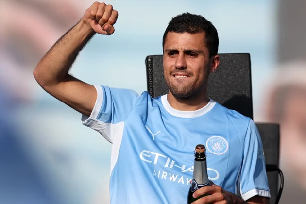 Rodri sẽ sớm trở lại hội quân cùng Man City. Ảnh: Getty Images