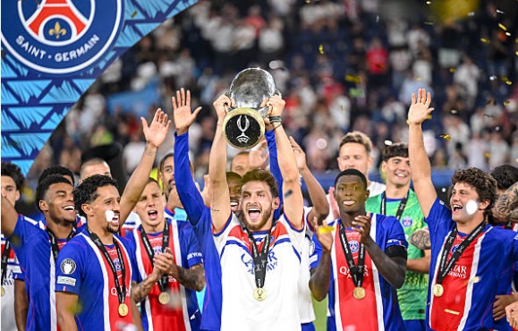 Ảnh bài viết Kvaratskhelia ghi dấu ấn, PSG bảo vệ thành công Siêu cúp châu Âu