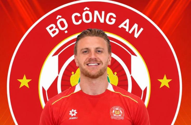 Công an TP.HCM chính thức chiêu mộ Jason Cummings. Ảnh: CLB Công an TP.HCM