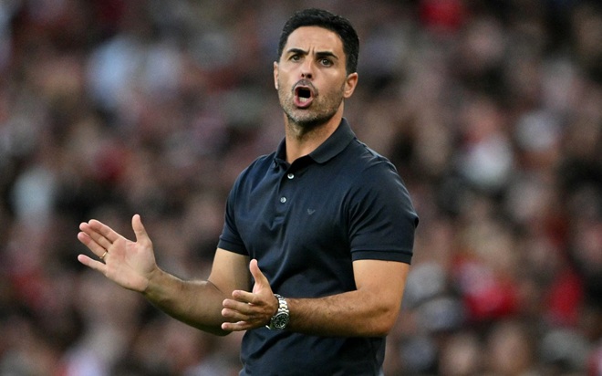 Arteta từng hứa hẹn một mùa hè bùng nổ. Ảnh: Getty.