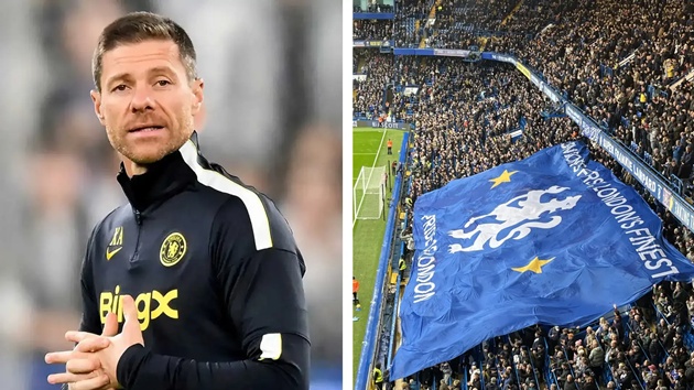 Ảnh bài viết Xabi Alonso rực rỡ chào sân Stamford Bridge trong tiếng hò reo