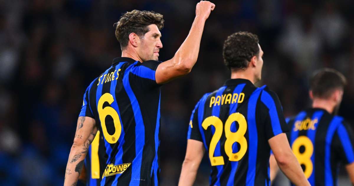 John Stones ghi bàn ngay trận ra mắt Inter. Ảnh: Getty Images.