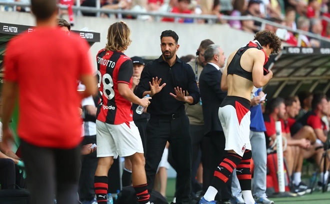 Amorim vừa có màn tái ngộ MU cùng Milan. Ảnh: Getty.
