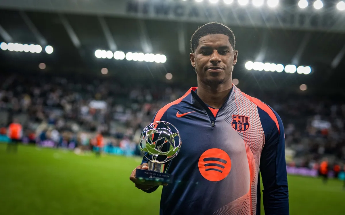 Một v&agrave;i m&agrave;n tr&igrave;nh diễn ấn tượng l&agrave; chưa đủ để Marcus Rashford được Barcelona giữ lại. Ảnh: Barcelona FC.