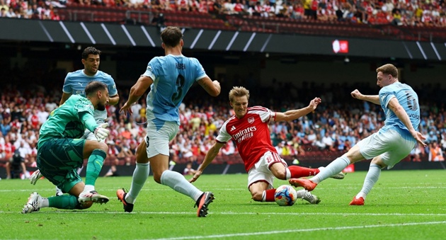 Ảnh bài viết Ruben Dias thừa nhận Man City chơi không đủ tốt trước Arsenal