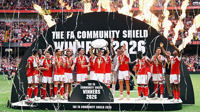 Arsenal vừa v&ocirc; địch Si&ecirc;u c&uacute;p Anh. Ảnh: Arsenal.