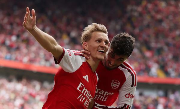 Tuyến giữa Arsenal đạt đến sự c&acirc;n bằng ho&agrave;n hảo. Ảnh: Getty Images.