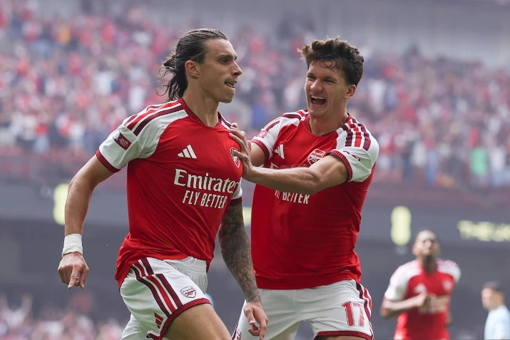 Arsenal đ&aacute;nh bại Man City 3-0. Ảnh: Getty.