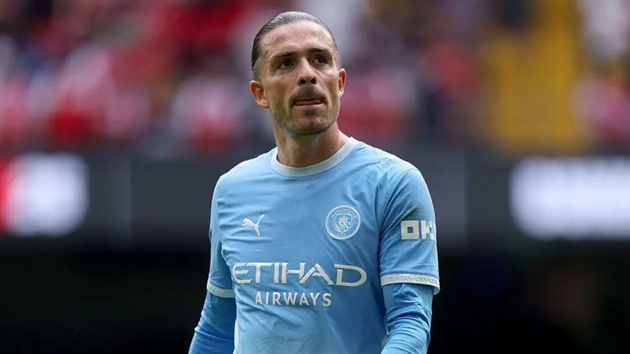 Grealish trở lại chơi cho Man City trước Arsenal. (Ảnh: Getty Images)