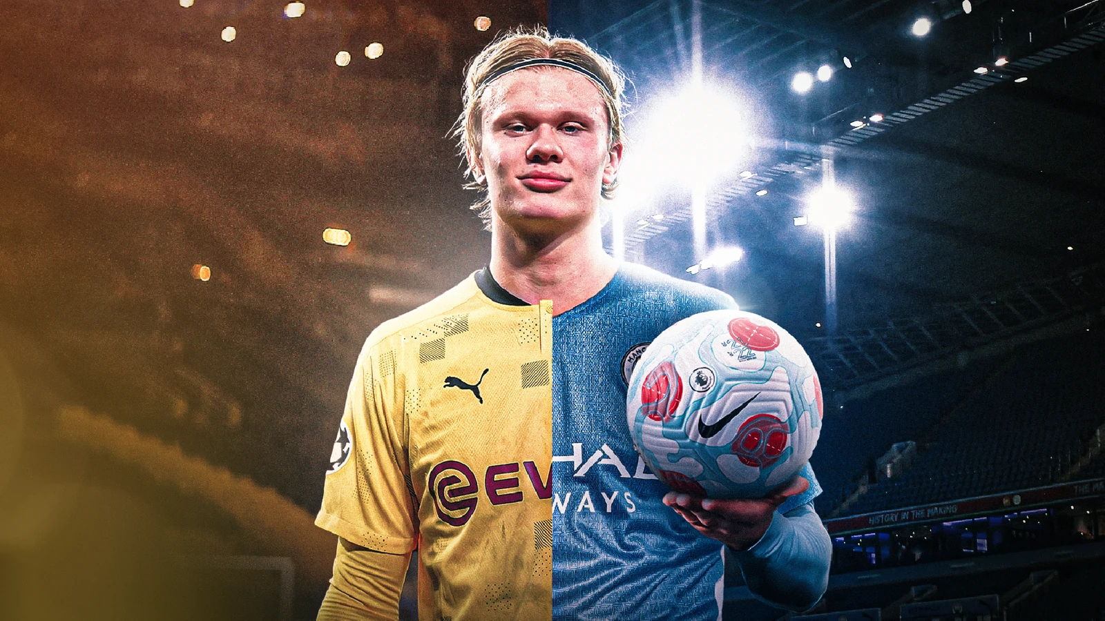 Haaland chứng minh định giá không quyết định giá bán. Ảnh: Sky Sports.
