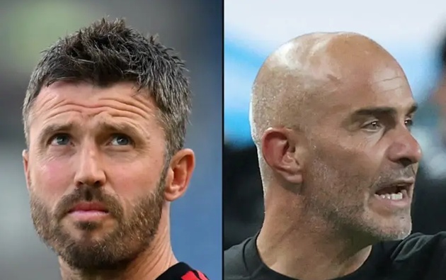 Carrick v&agrave; Maresca l&agrave; 2 thuyền trưởng của Man Utd, Man City m&ugrave;a n&agrave;y. (Ảnh: The Athletic)
