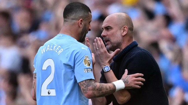 M&acirc;u thuẫn với Pep Guardiola khiến Kyle Walker quyết định dứt &aacute;o ra đi. Ảnh: Getty.