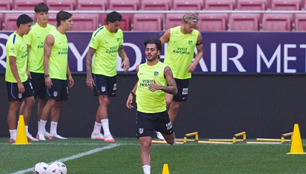 Atletico Madrid tập luyện trước thềm trận mở m&agrave;n La Liga 2026/27. Ảnh: Getty Images