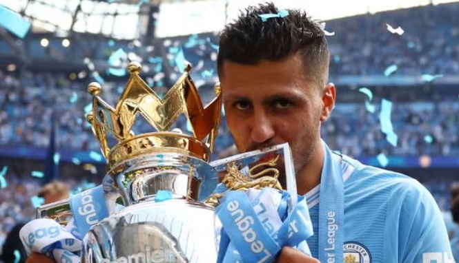 Barca đánh bại Real Madrid để giành lấy chữ ký của Rodri. Ảnh: Getty.