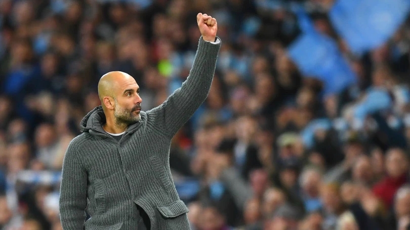 HLV Pep Guardiola trong thời gian dẫn dắt Man City. Ảnh: Manchester City.