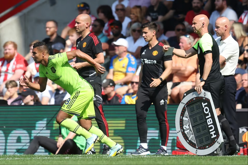 Ten Hag trao cơ hội ra mắt cho Casemiro trước Southampton. Ảnh: Getty.