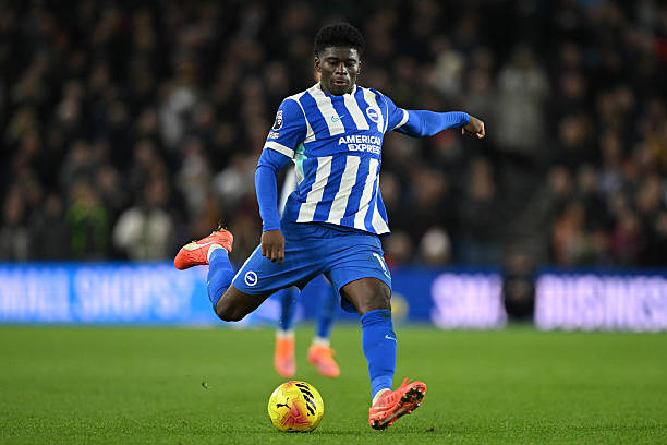 Baleba chuẩn bị gia nhập Man Utd. Ảnh: Getty Images.