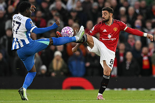 Baleba có thể là đồng đội của Bruno Fernandes ở mùa bóng mới. Ảnh: Getty Images.