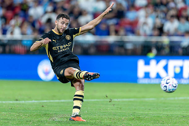 Nico Gonzalez chưa từng được trọng dụng ở Etihad. Ảnh: Getty Images.