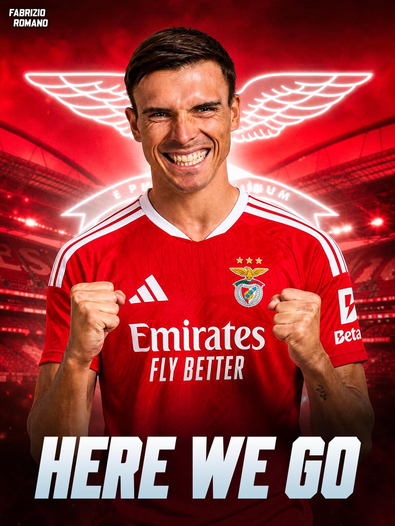 Joao Palhinha được cho sắp gia nhập Benfica. Ảnh: Fabrizio Romano/X.com.
