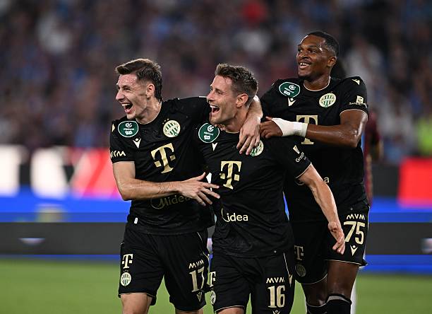 Zachariassen ghi bàn thắng duy nhất giúp Ferencvaros đánh bại Trabzonspor. Ảnh: Getty Images