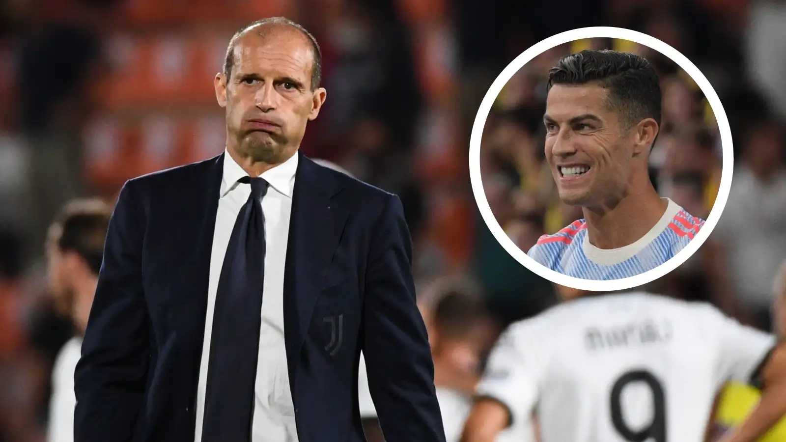 Allegri vẫn xem Ronaldo là phần quan trọng của đội bóng. Ảnh: Getty.