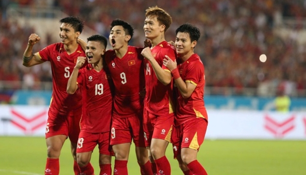 Đội tuyển Việt Nam sẵn sàng đấu Thái Lan. Ảnh: VFF