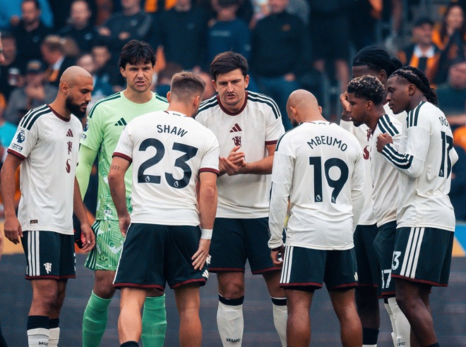Harry Maguire - 6,1. Là hậu vệ duy nhất của MU có thể tranh chấp sòng phẳng về thể chất và không chiến với các cầu thủ Hull. Ảnh: Manchester United.
