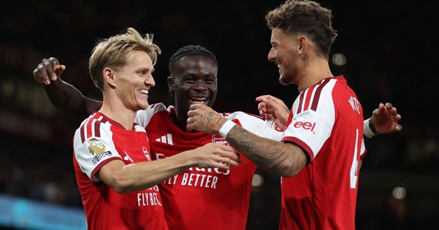 Arsenal có khởi đầu thuận lợi trong chiến dịch bảo vệ ngôi vương Ngoại hạng Anh. Ảnh: Fotmob