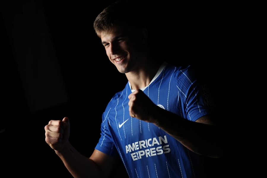 Luka Vuskovic gia nhập Brighton từ Tottenham. Ảnh: Brighton & Hove Albion FC.
