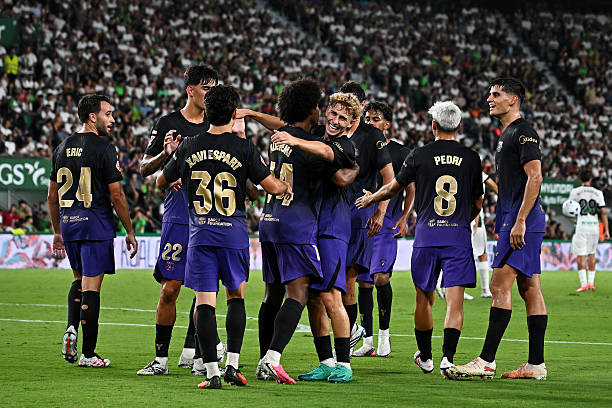 Những tân binh của Barcelona ra mắt ấn tượng. Ảnh: Getty Images