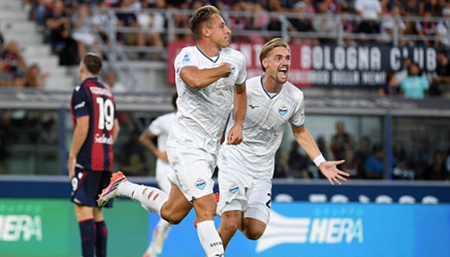 Frattesi ghi bàn thắng duy nhất cho Lazio. Ảnh: Getty Images