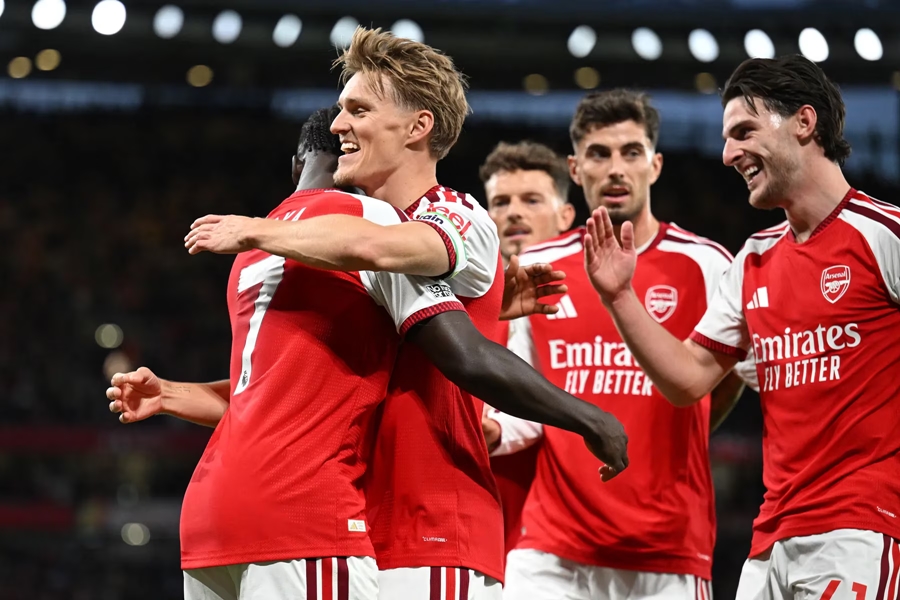Arsenal được xem là ứng viên số 1 cho chức vô địch Premier League mùa này. Ảnh: Arsenal FC.