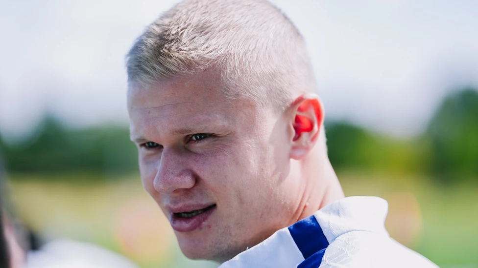 Erling Haaland vẫn là ứng viên hàng đầu cho danh hiệu Vua phá lưới Ngoại hạng Anh 2026/27. Ảnh: Manchester City FC.