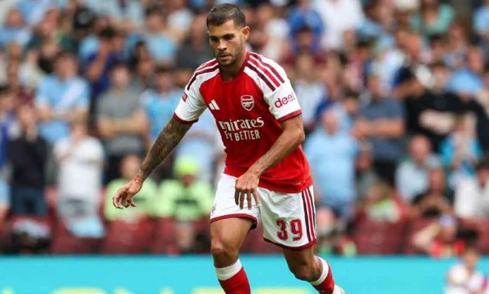 Ảnh bài viết Bruno Guimaraes sẵn sàng đá mọi vị trí trong màu áo Arsenal