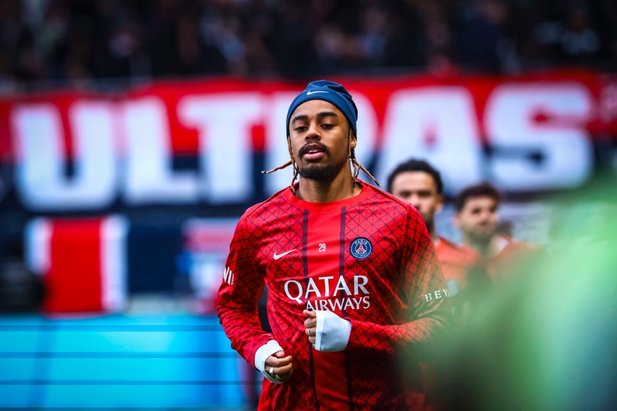 Bradley Barcola được cho đang ở rất gần việc gia nhập Liverpool. Ảnh: Paris Saint-Germain FC.