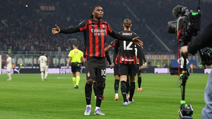 Aston Villa được cho vẫn khao khát Rafael Leao. Ảnh: AC Milan.