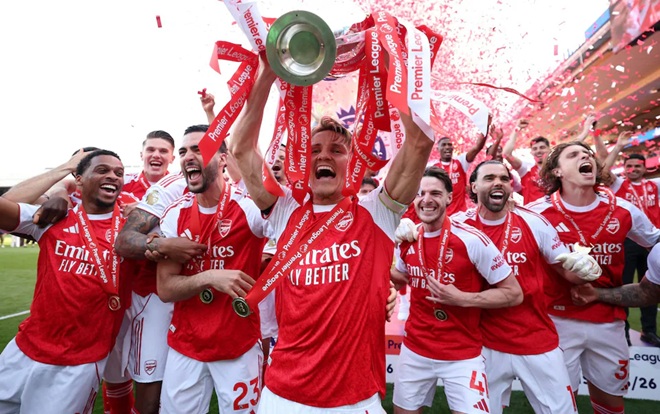 Arsenal đang l&agrave; một tập thể thực sự đ&aacute;ng gờm. Ảnh: Getty.
