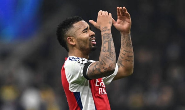 Ảnh bài viết Arteta gạch tên Gabriel Jesus khỏi đội một Arsenal