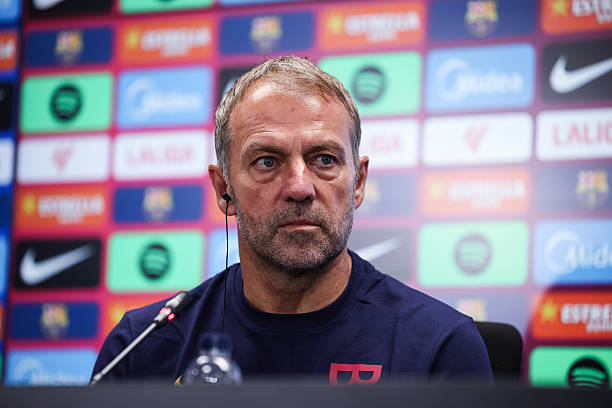 Hansi Flick sẽ phải tìm cách vượt qua vòng phân hạng Champions League. Ảnh: Getty Images