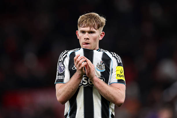 Mức giá của Lewis Hall có thể giảm sút vào năm sau. Ảnh: Stu Forster/Getty Images.