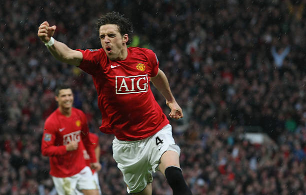 Đêm Moscow biến Hargreaves thành người hùng của Quỷ đỏ. Ảnh: Matthew Peters/Manchester United/Getty Images.