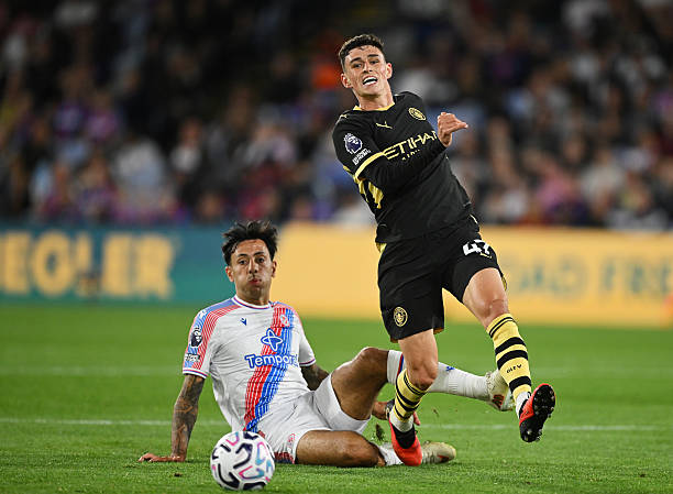 Foden để lại dấu ấn với c&uacute; đ&uacute;p kiến tạo. Ảnh của Mike Hewitt/Getty Images.