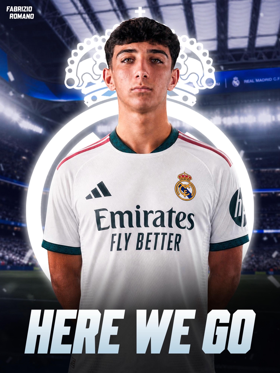 Sergio Martinez được cho sắp gia nhập Real Madrid. Ảnh: Fabrizio Romano/X.com.