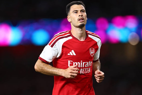 Martinelli khó cạnh tranh suất đá chính ở Arsenal. Ảnh: Marc Atkins/Getty Images.