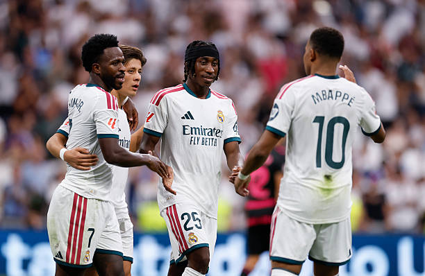 Dàn sao đắt giá giúp Real Madrid thăng hoa. Ảnh: Helios de la Rubia/Getty Images